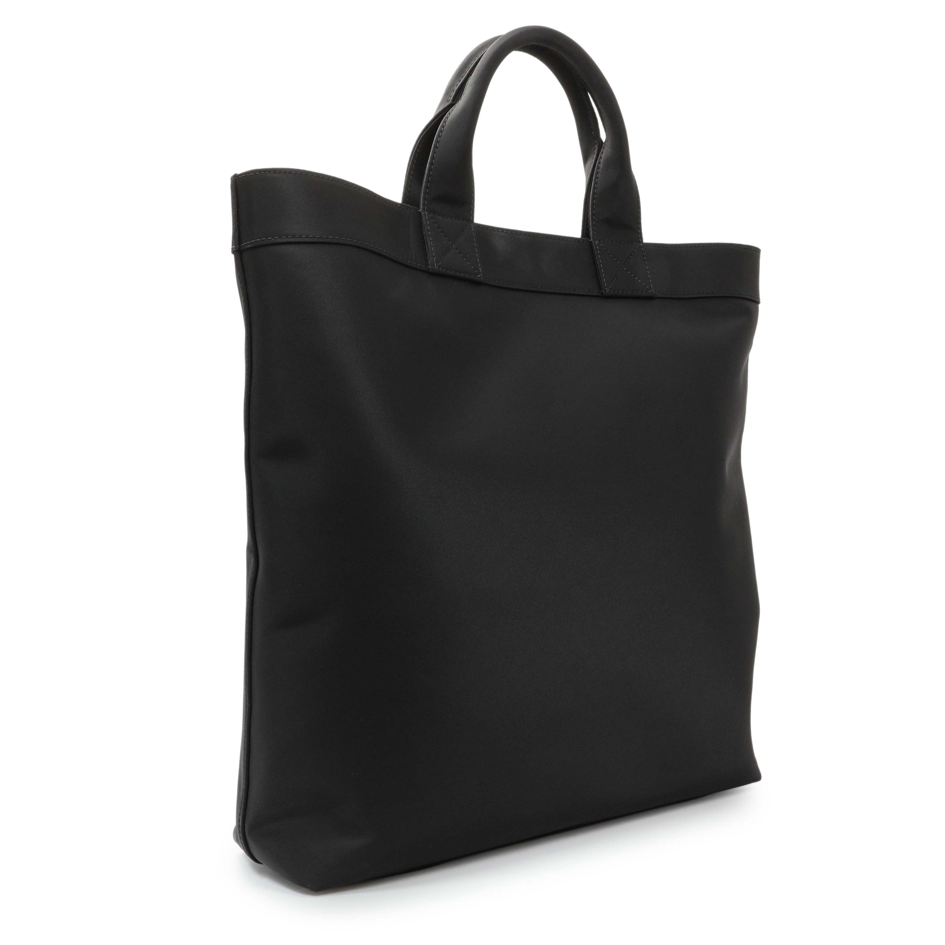 Exclusive Burberry Black Nylon Artie Tote — Side View
