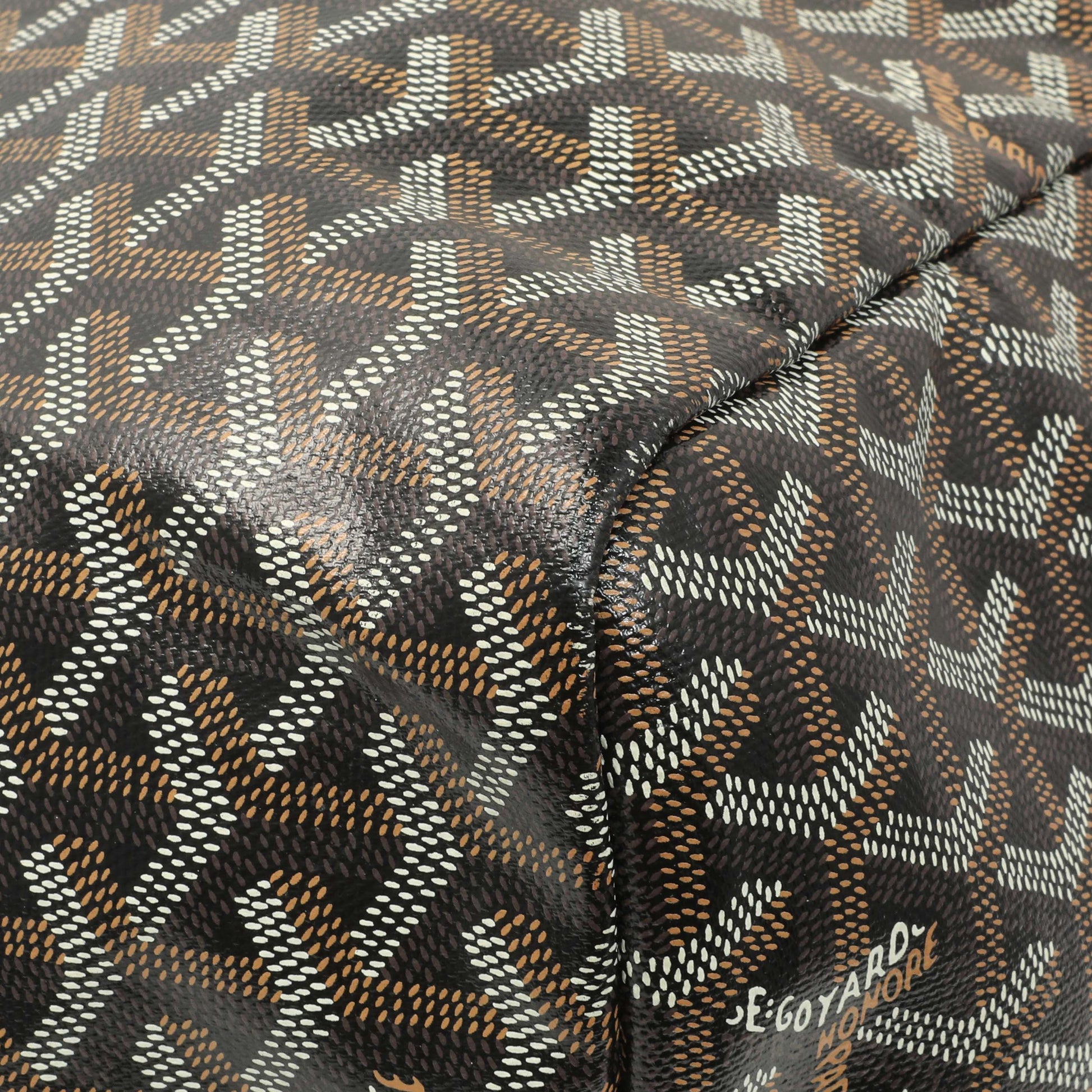 Exclusive Goyard Black Gold Goyardine Saint Louis GM — Lifestyle View