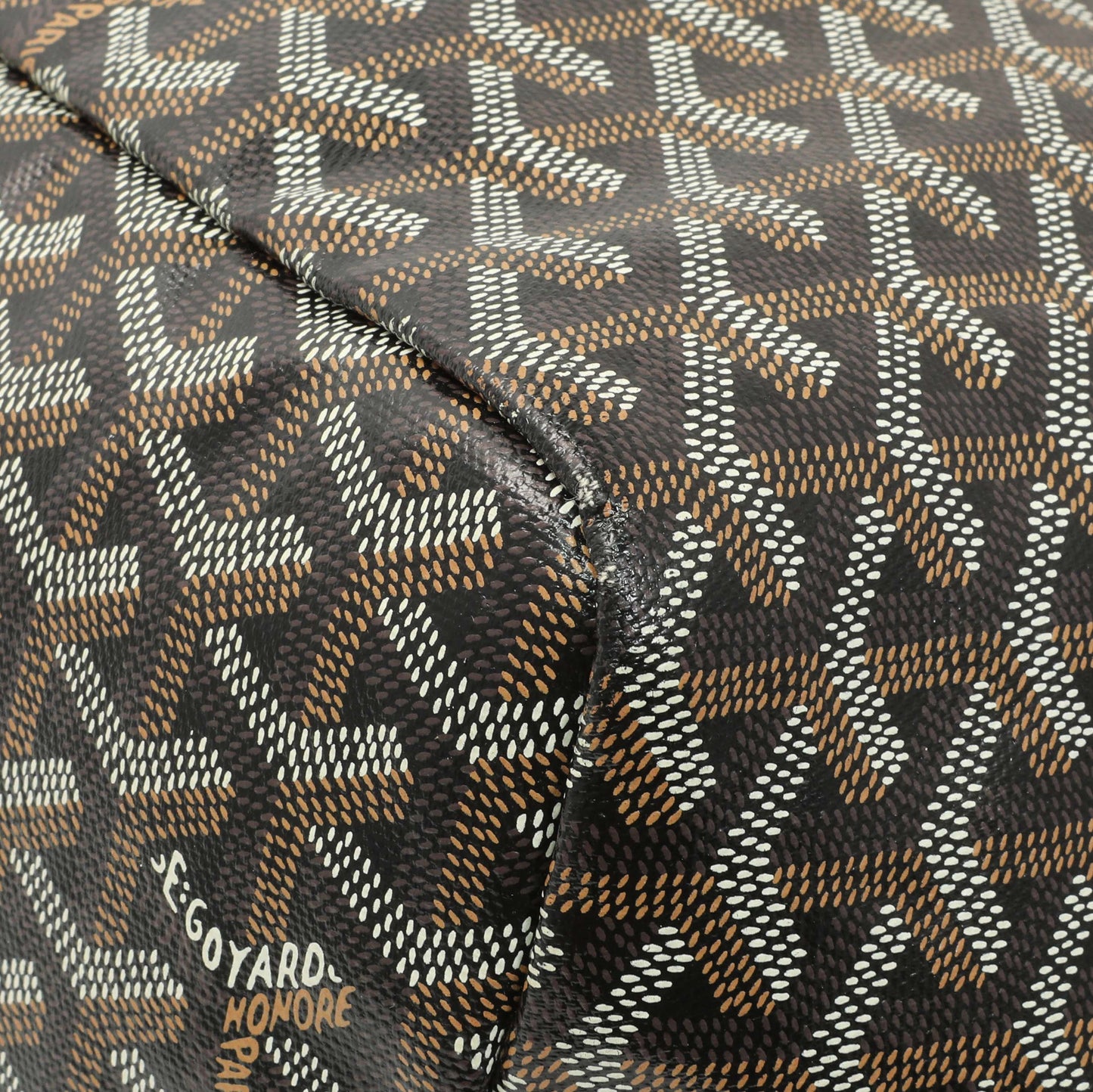 Exclusive Goyard Black Gold Goyardine Saint Louis GM — Alternate View 7