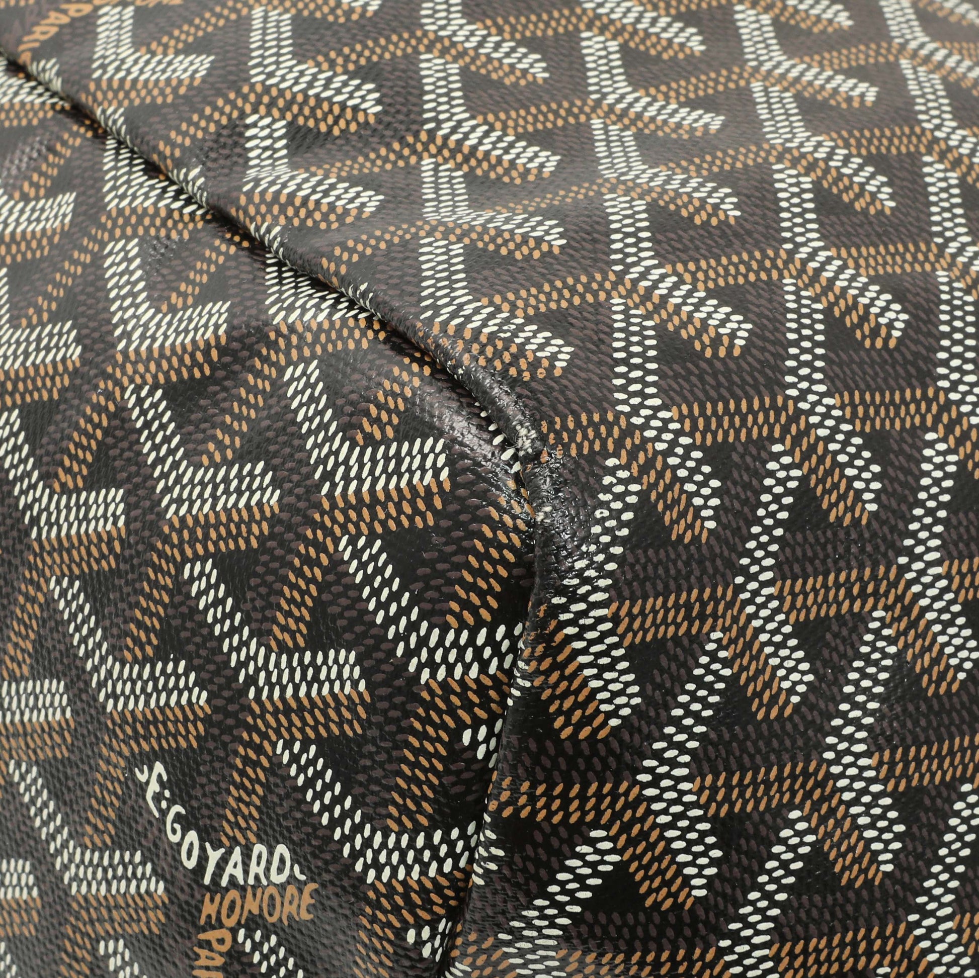 Exclusive Goyard Black Gold Goyardine Saint Louis GM — Alternate View 7