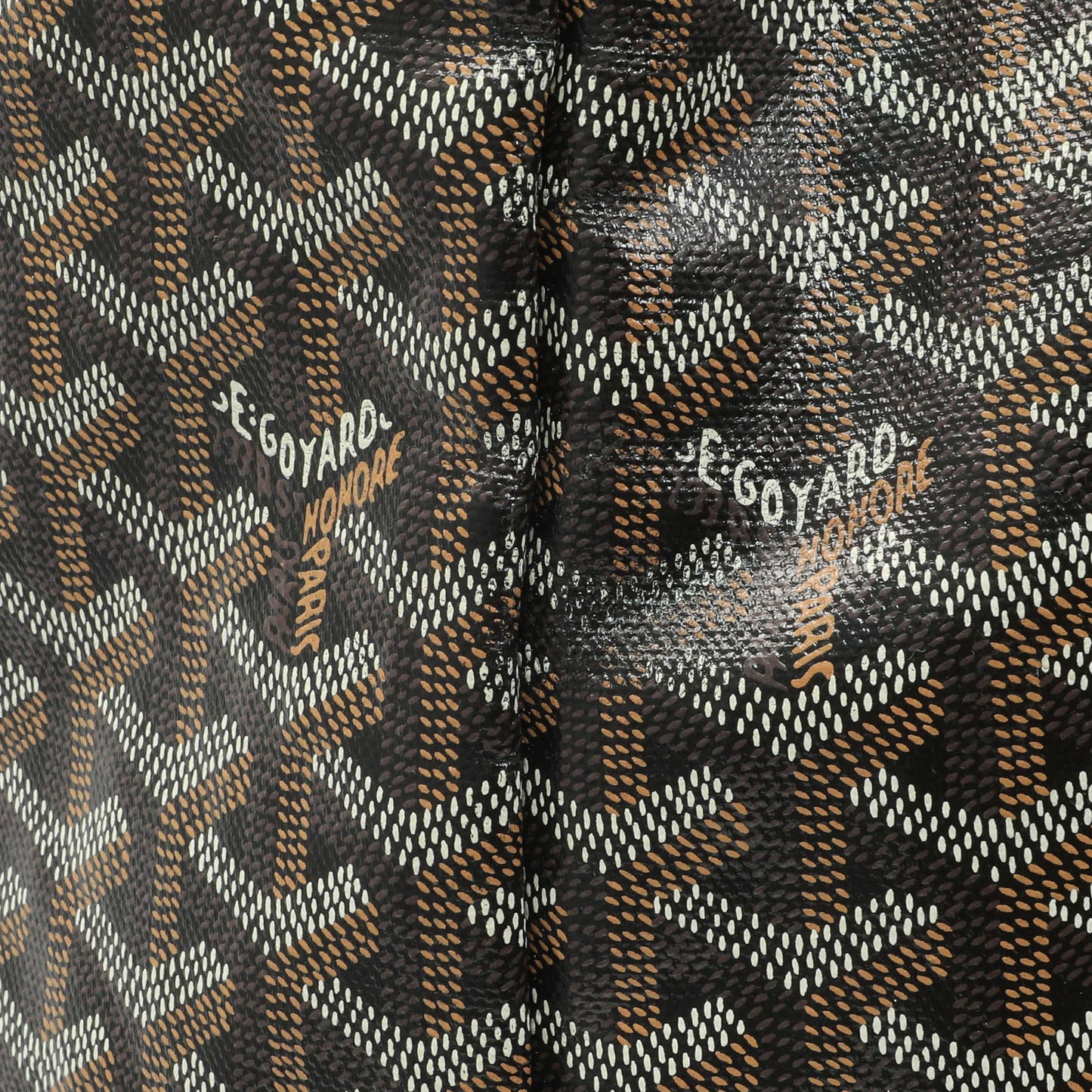 Exclusive Goyard Black Gold Goyardine Saint Louis GM — Alternate View 11