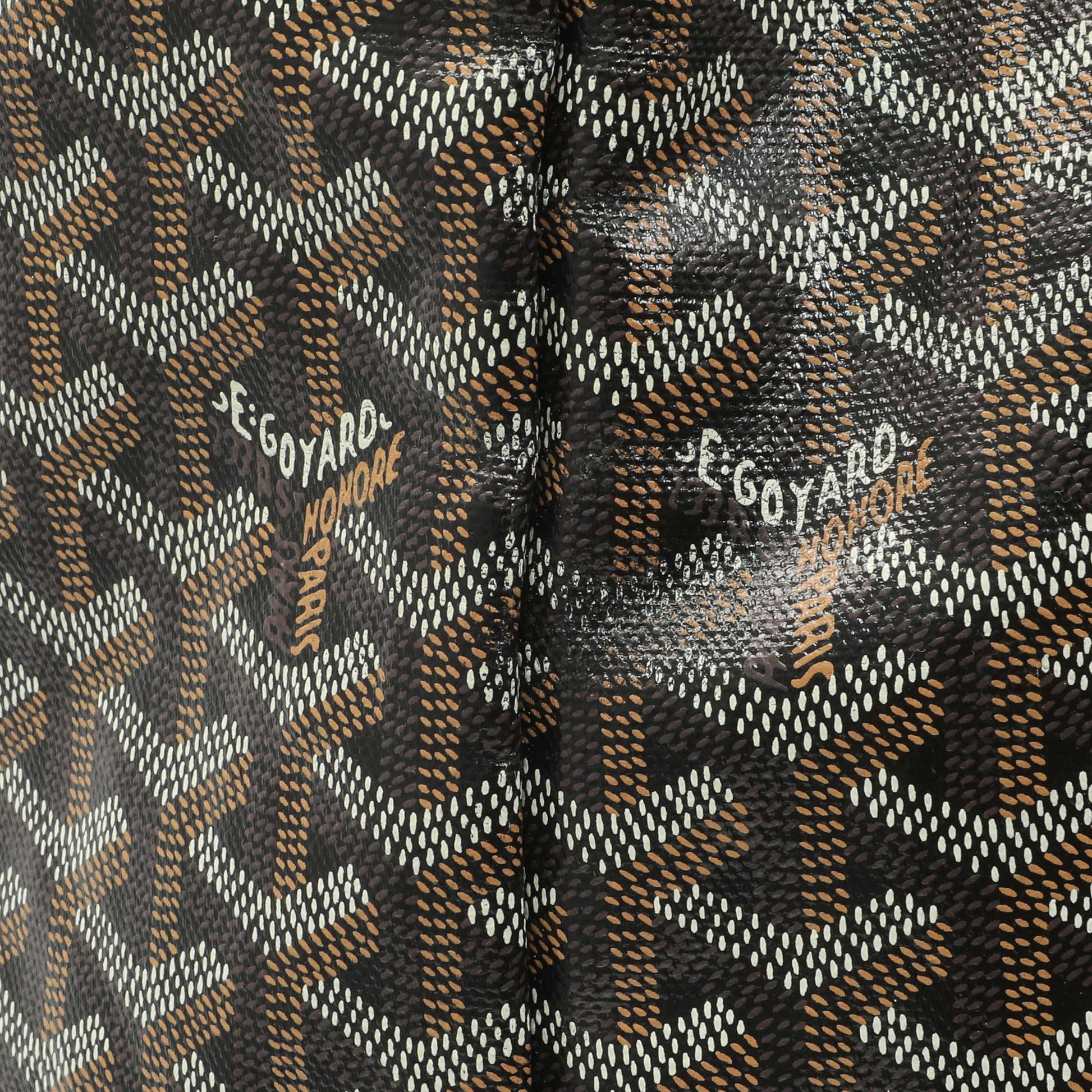 Exclusive Goyard Black Gold Goyardine Saint Louis GM — Alternate View 11