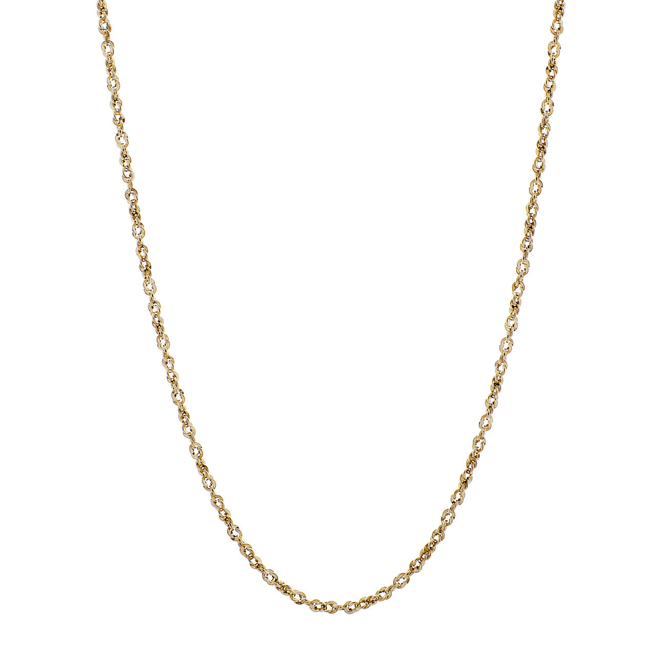 Exclusive 14K Yellow Gold 20" Chain — Front View