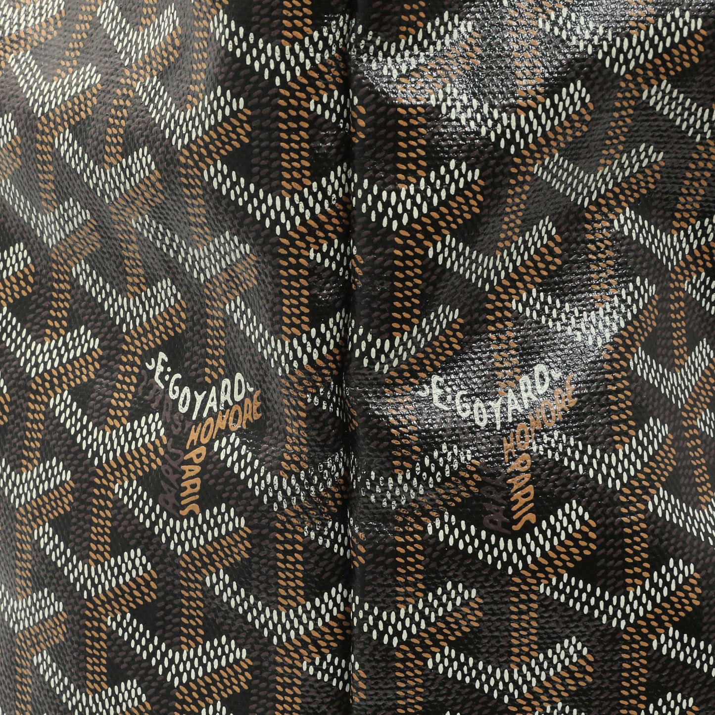 Exclusive Goyard Black Gold Goyardine Saint Louis GM — Alternate View 12