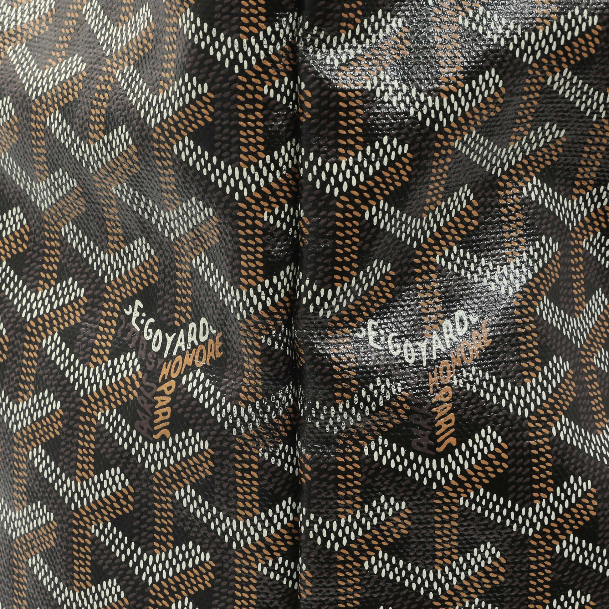 Exclusive Goyard Black Gold Goyardine Saint Louis GM — Alternate View 12
