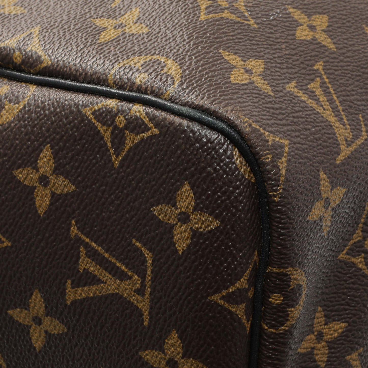 Exclusive Louis Vuitton Monogram Macassar Keepall 55 Bandouliere — Top View