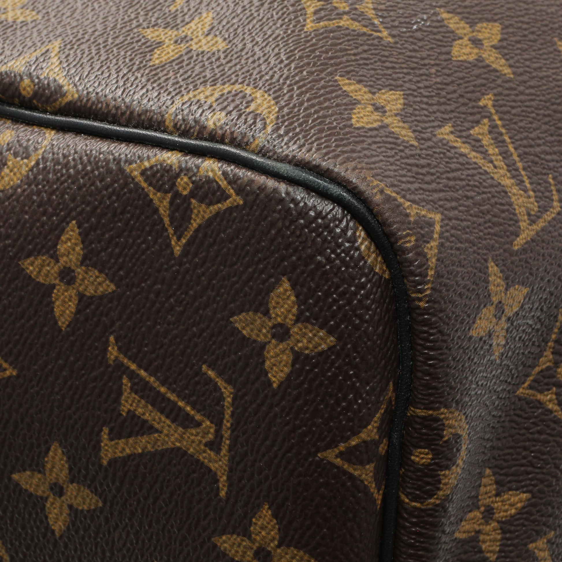 Exclusive Louis Vuitton Monogram Macassar Keepall 55 Bandouliere — Top View