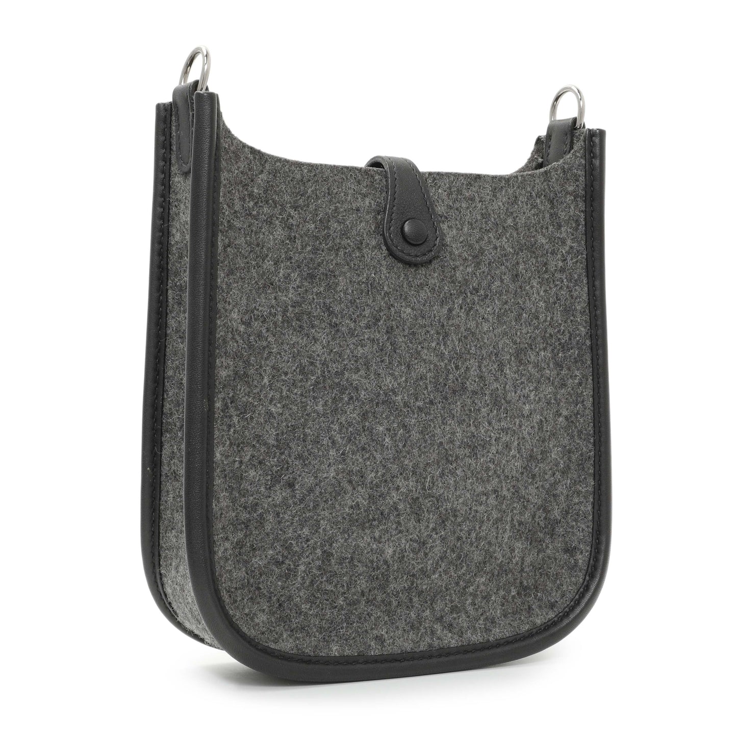 Exclusive Hermes Grey Feutre Swift Evelyne TPM — Side View