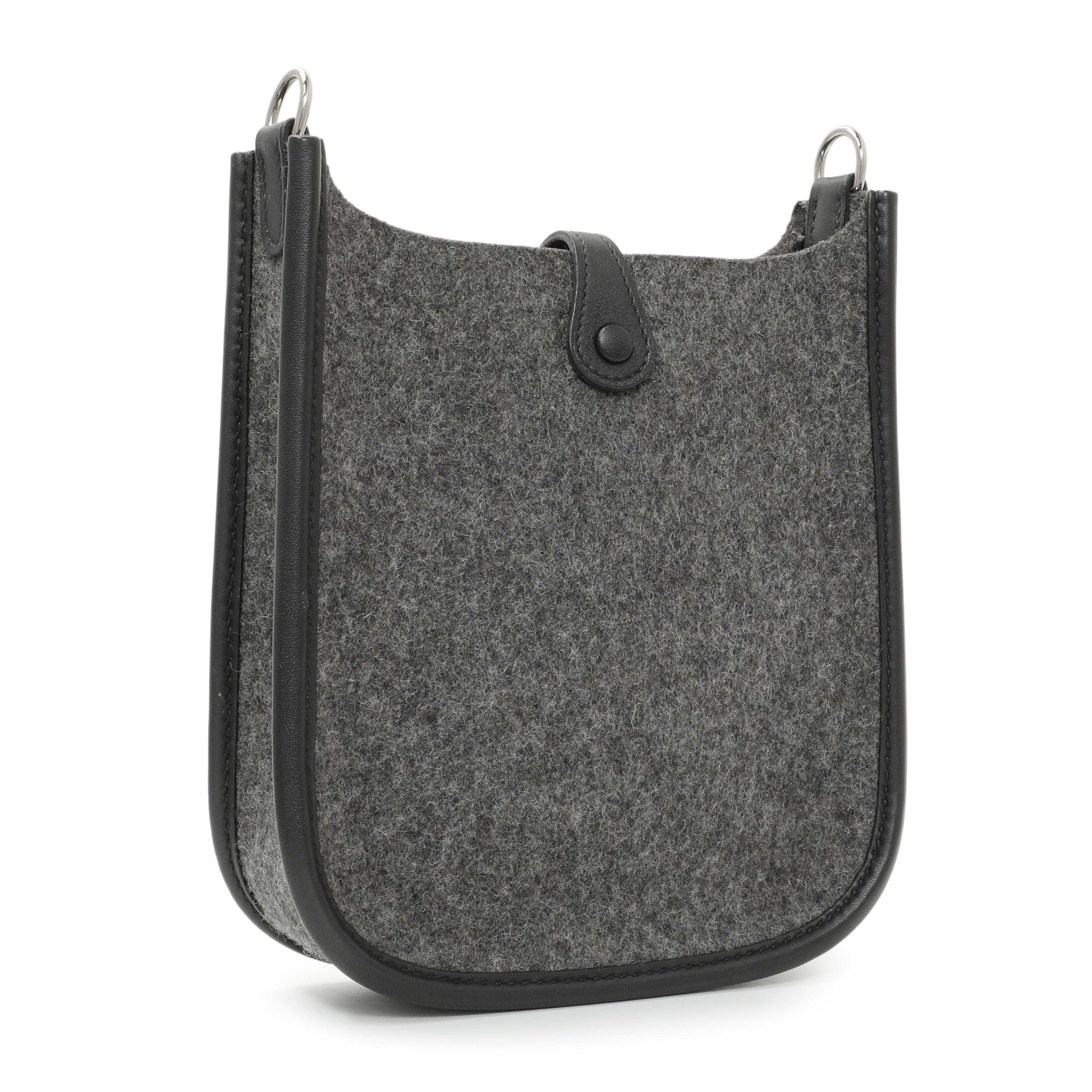 Exclusive Hermes Grey Feutre Swift Evelyne TPM — Side View
