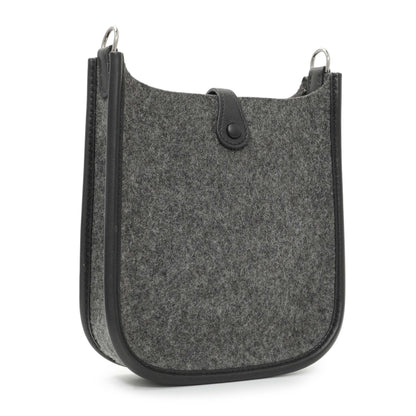 Exclusive Hermes Grey Feutre Swift Evelyne TPM — Side View