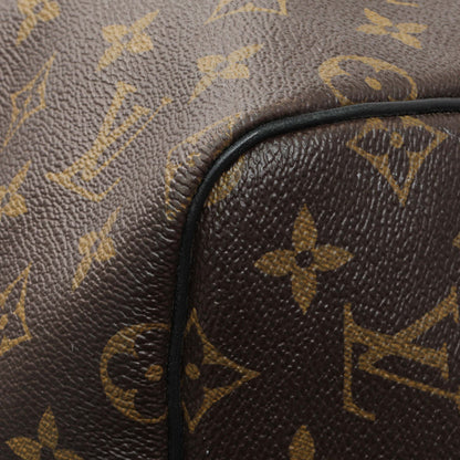 Exclusive Louis Vuitton Monogram Macassar Keepall 55 Bandouliere — Detail View