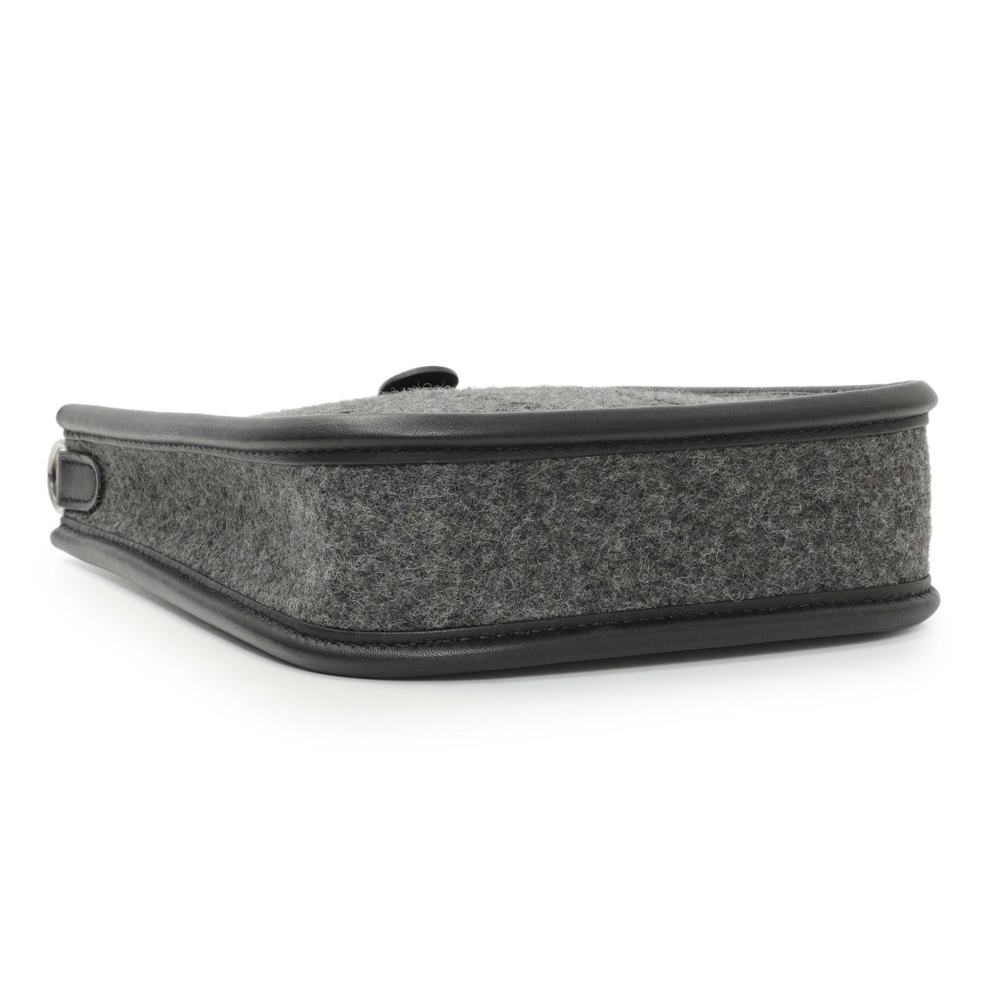 Exclusive Hermes Grey Feutre Swift Evelyne TPM — Top View