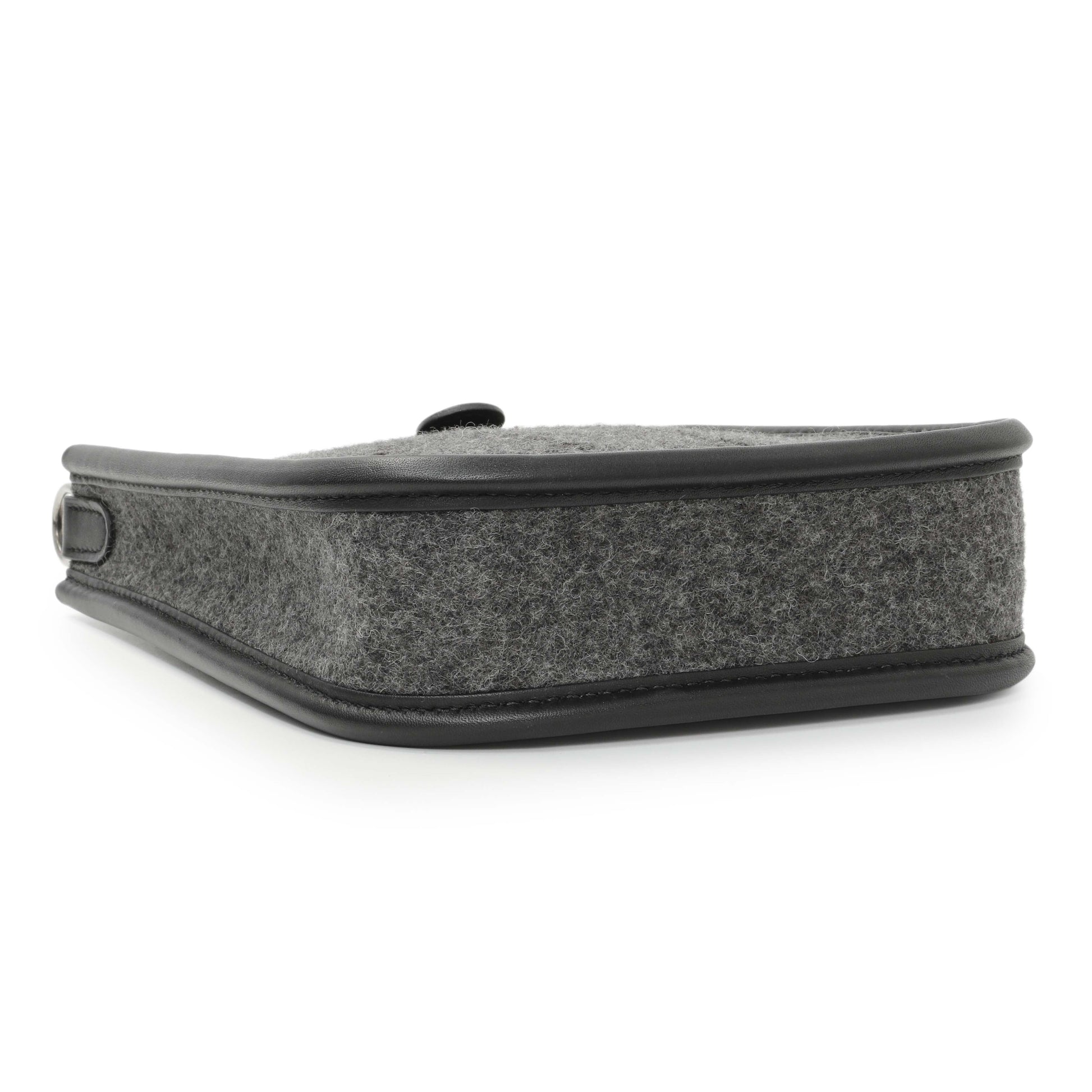 Exclusive Hermes Grey Feutre Swift Evelyne TPM — Top View