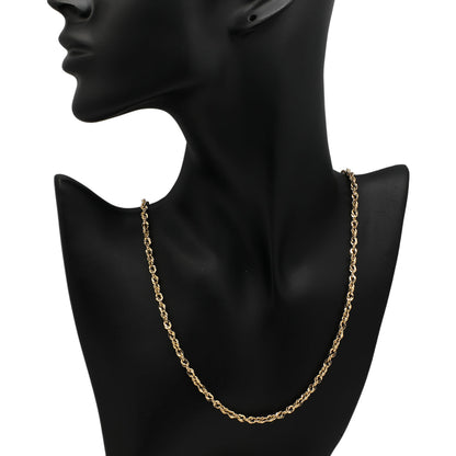 Exclusive 14K Yellow Gold 20" Chain — Back View