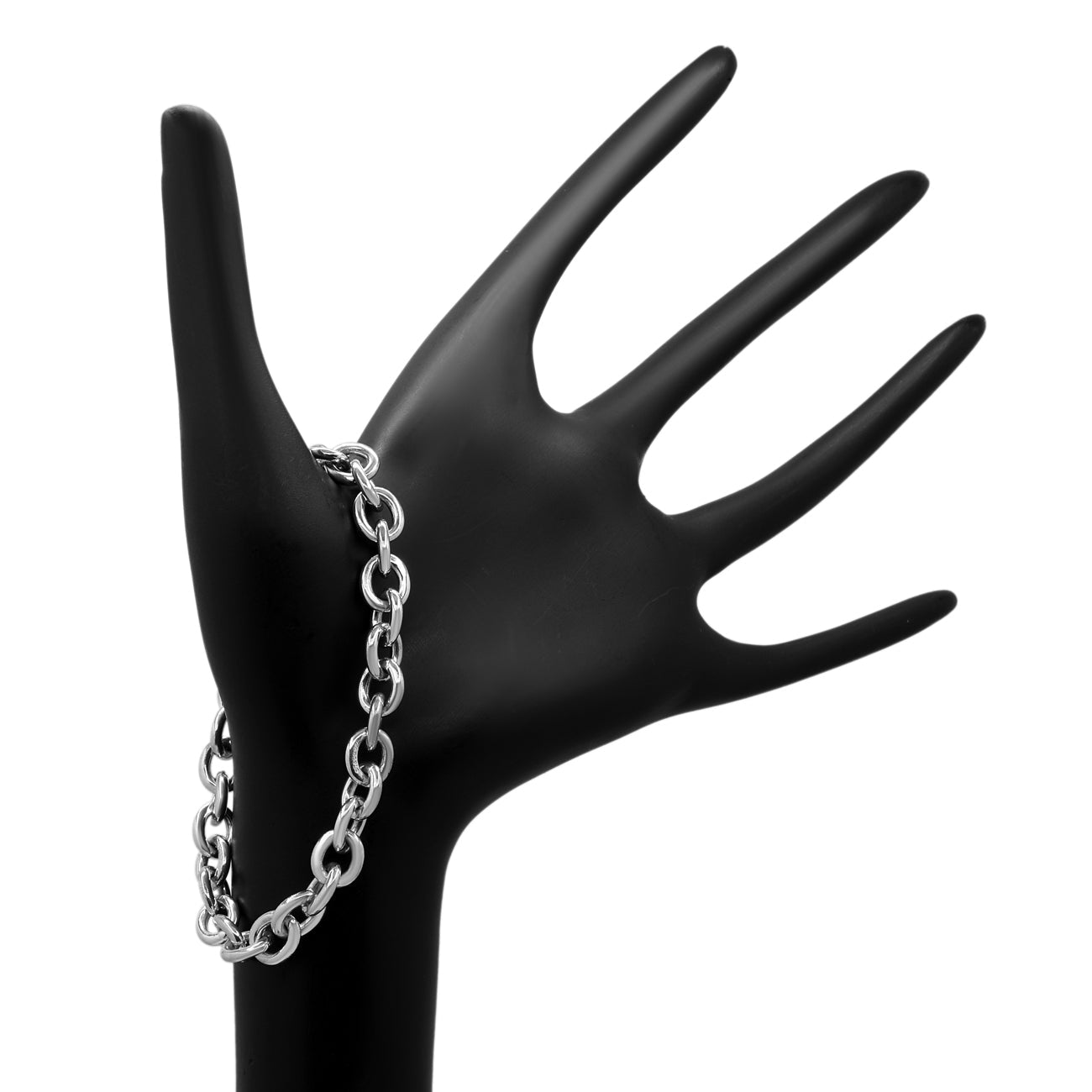 Exclusive Tiffany & Co. Sterling Silver Link Bracelet — Back View