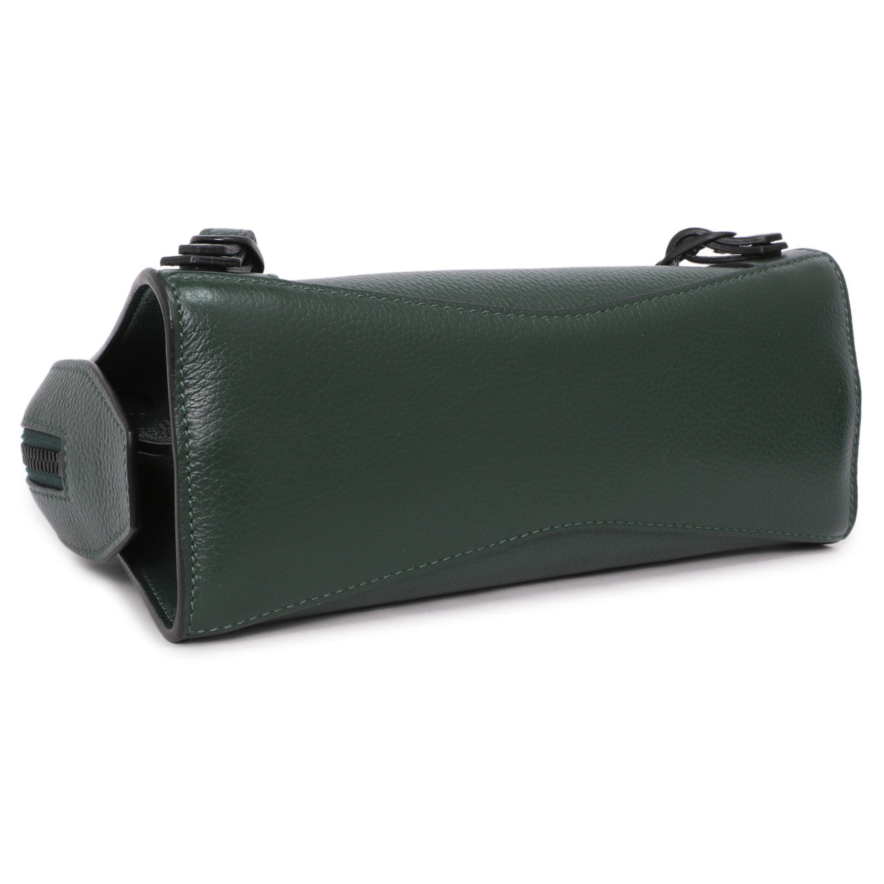 Exclusive Balenciaga Forest Green Calfskin Neo Classic Mini City — Back View