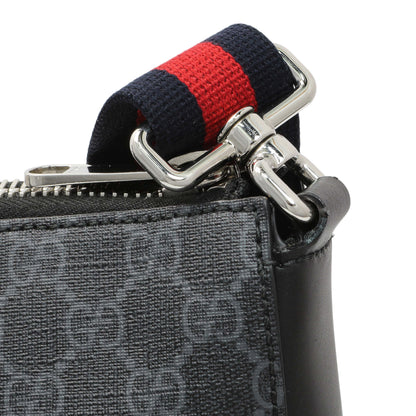 Exclusive Gucci GG Supreme Monogram Web Small Flat Messenger Bag — Alternate View 7