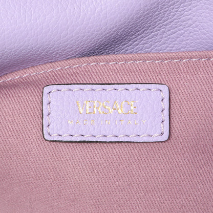 Exclusive Versace Lilac Calfskin La Medusa Small Hobo Crossbody — Detail View