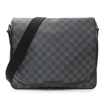 Exclusive Louis Vuitton Damier Graphite Daniel MM — Front View
