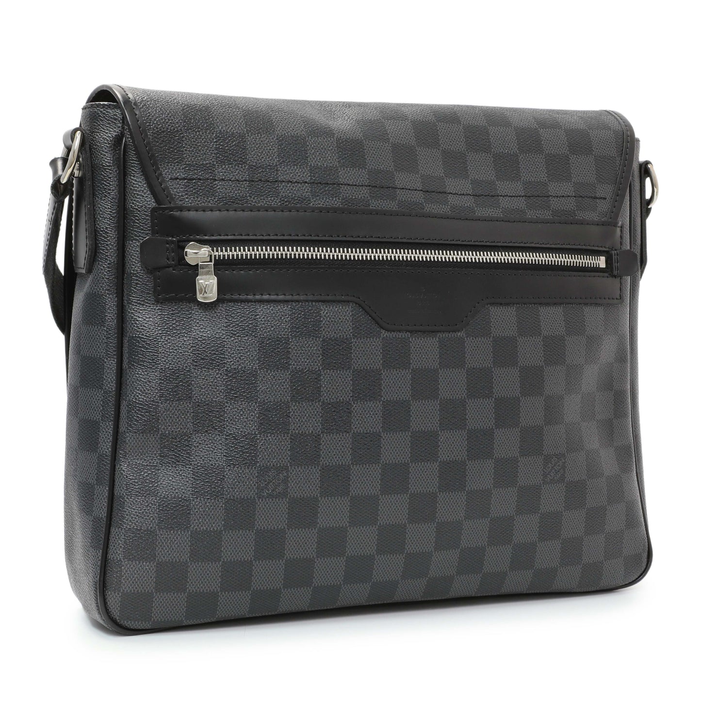 Exclusive Louis Vuitton Damier Graphite Daniel MM — Side View