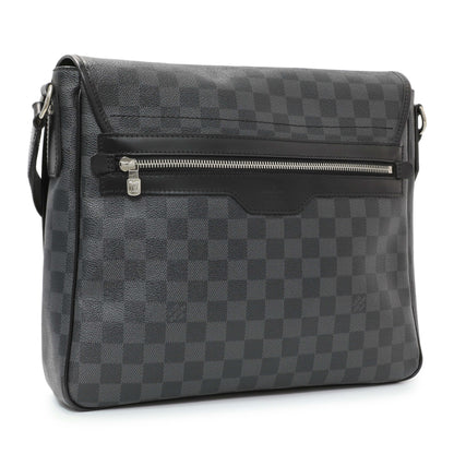 Exclusive Louis Vuitton Damier Graphite Daniel MM — Side View