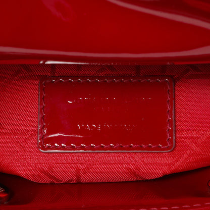 Exclusive Christian Dior Red Patent Cannage Mini Lady Dior — Alternate View 9