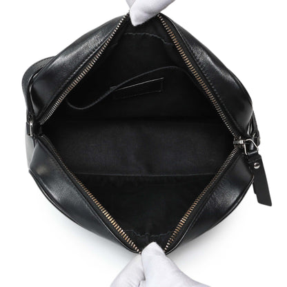 Exclusive Saint Laurent Black Calfskin Matelasse Monogram Lou Camera Bag — Alternate View 8