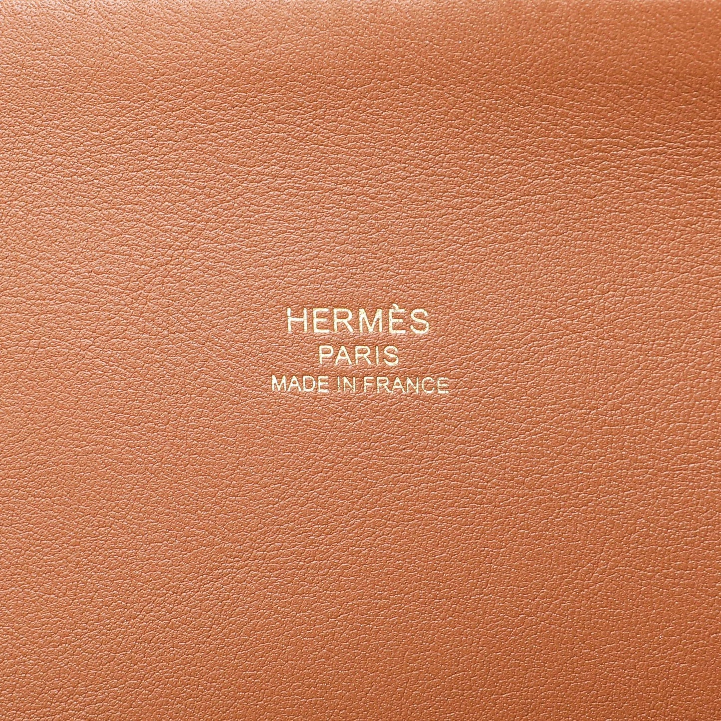 Exclusive Hermes Gold Epsom 1923 Bolide 30 — Detail View