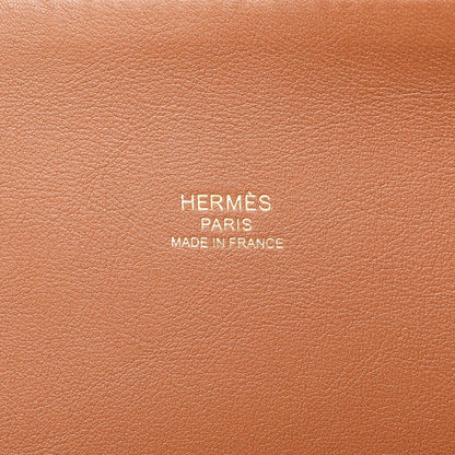 Exclusive Hermes Gold Epsom 1923 Bolide 30 — Detail View