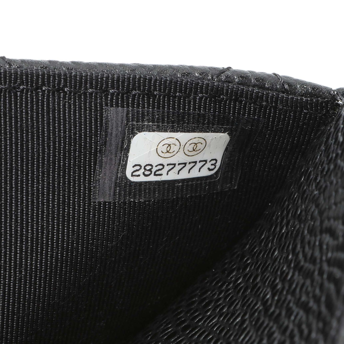 Exclusive Chanel Black Quilted Caviar Wallet On Chain WOC — Alternate View 7