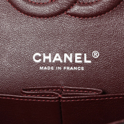 Exclusive Chanel Black Quilted Caviar Medium Double Flap — Detail View