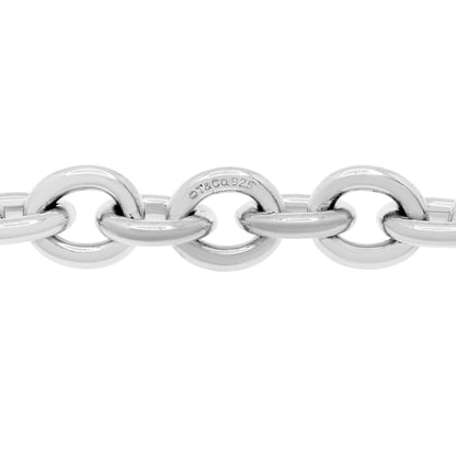 Exclusive Tiffany & Co. Sterling Silver Link Bracelet — Side View