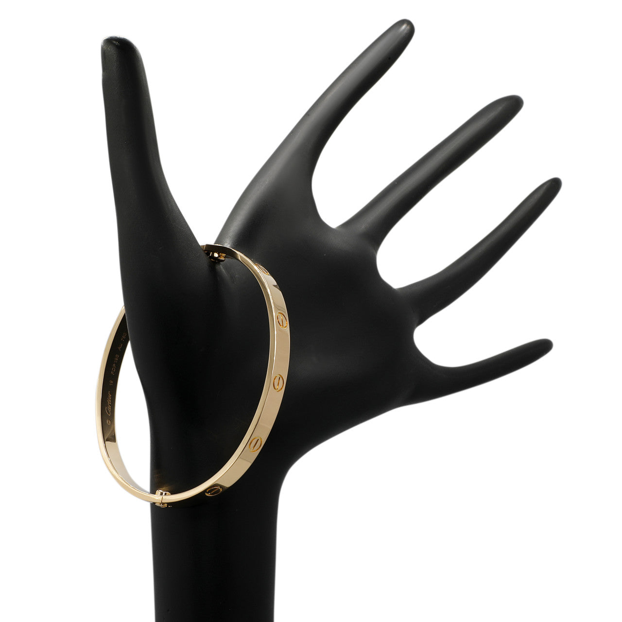 Exclusive Cartier 18K Yellow Gold Love Bracelet — Back View