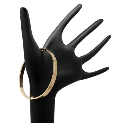 Exclusive Cartier 18K Yellow Gold Love Bracelet — Back View