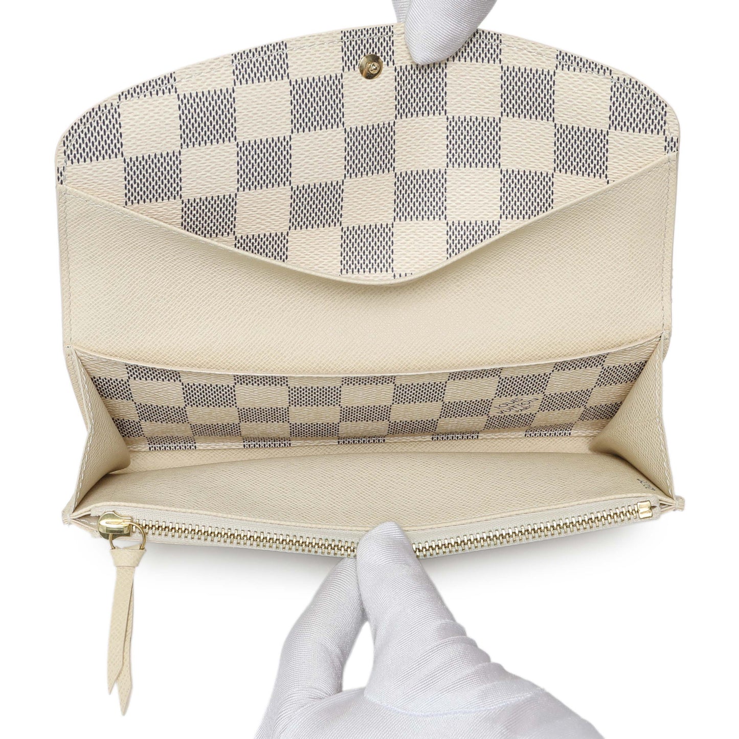 Exclusive Louis Vuitton Damier Azur Emilie Wallet — Alternate View 8