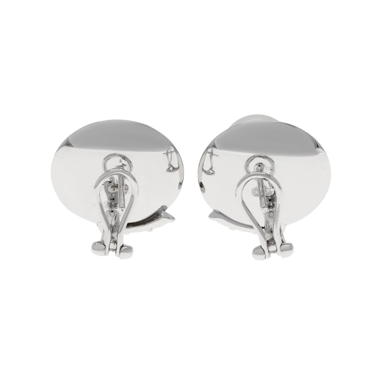 Exclusive 14K White Gold South Sea Pearl Earrings — Side View