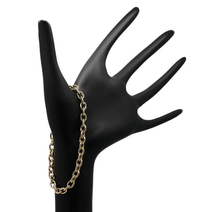 Exclusive 18K Yellow Gold Rolo Bracelet — Back View