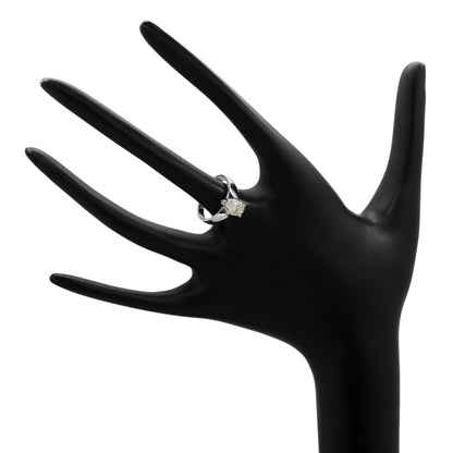 Exclusive 18K White Gold 1.16 Carat Pear Diamond Solitaire Ring — 3.5 — Top View