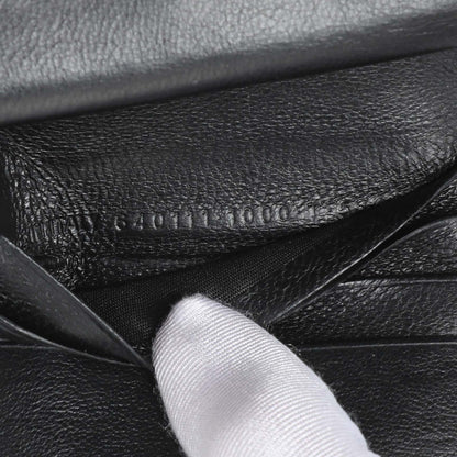 Exclusive Balenciaga Black Crocodile Embossed Wallet — Lifestyle View