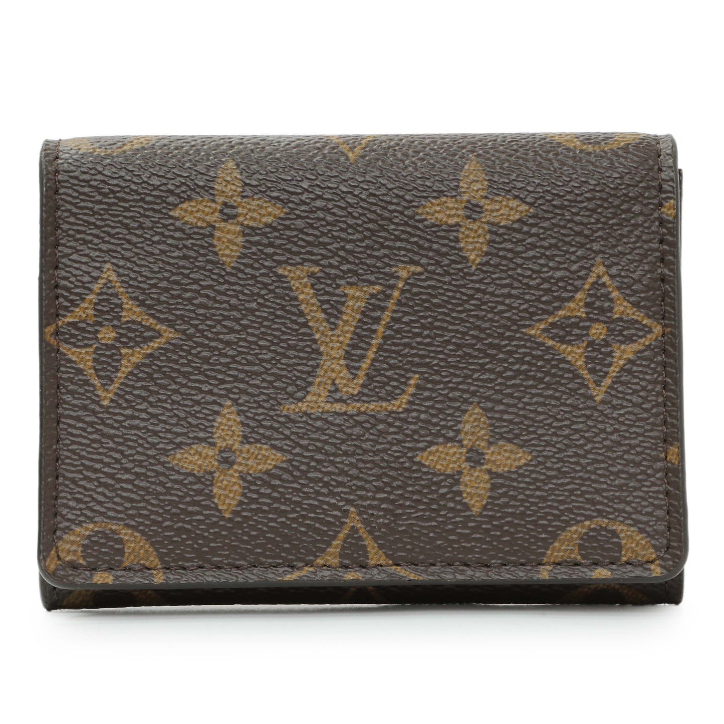 Exclusive Louis Vuitton Monogram Business Card Holder — Front View