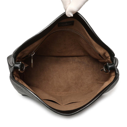 Exclusive Louis Vuitton Black Mahina Babylone PM — Top View