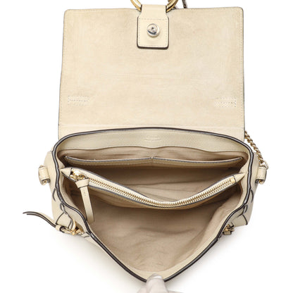 Exclusive Chloe White Calfskin Small Faye Day Shoulder Bag — Alternate View 8