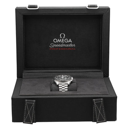 Exclusive Omega Stainless Steel Speedmaster Professional Moonwatch 310.30.42.50.01.001 — Detail View