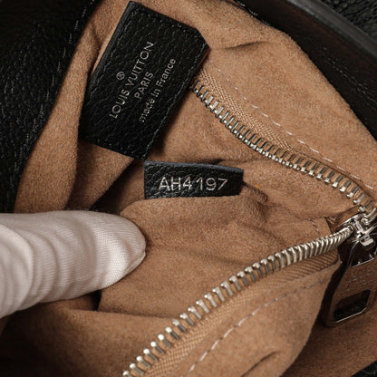 Exclusive Louis Vuitton Black Mahina Babylone PM — Detail View