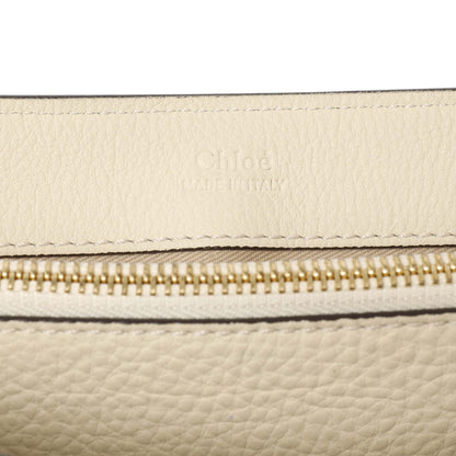 Exclusive Chloe White Calfskin Small Faye Day Shoulder Bag — Alternate View 9