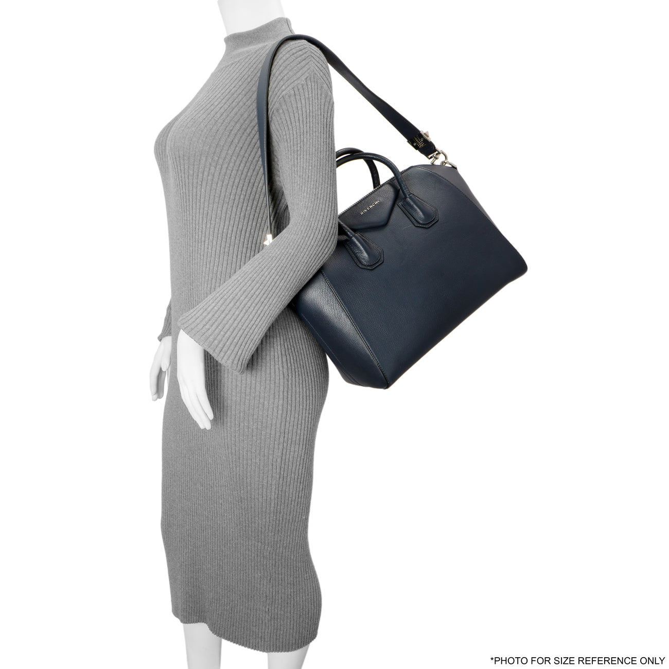 Exclusive Givenchy Blue Sugar Goatskin Medium Antigona — Alternate View 15