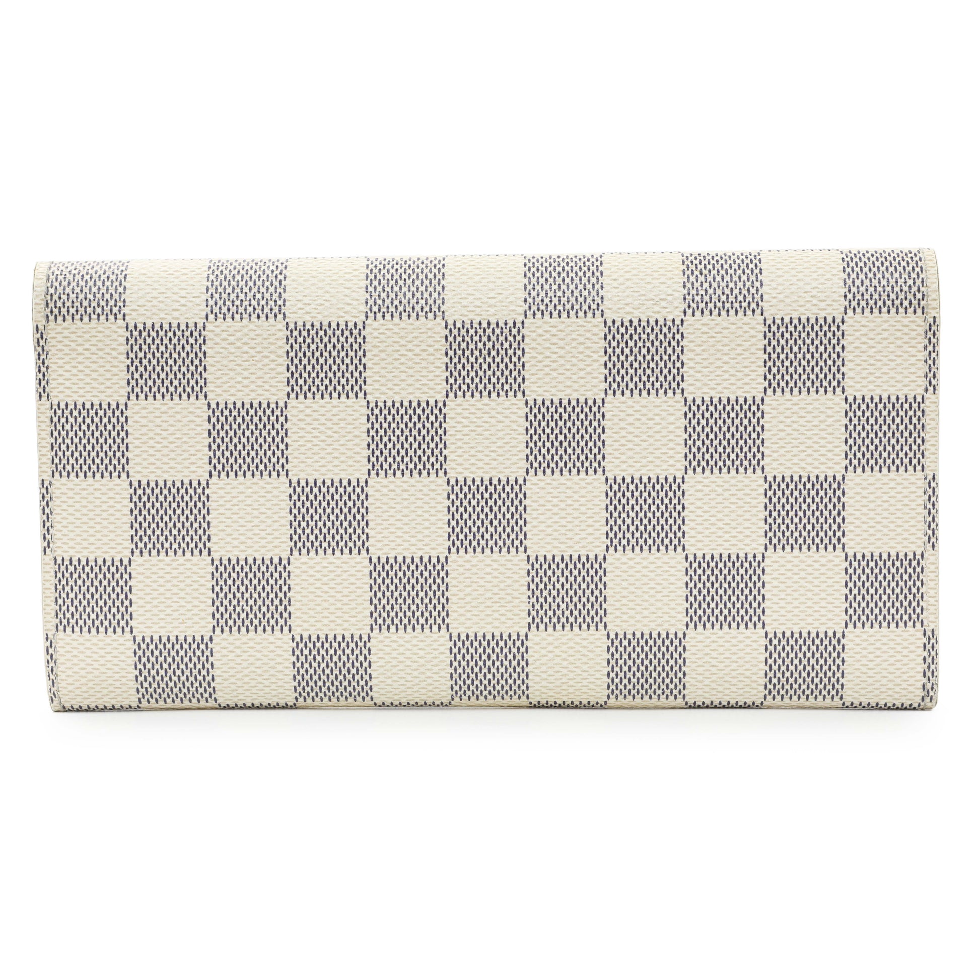 Exclusive Louis Vuitton Damier Azur Emilie Wallet — Side View