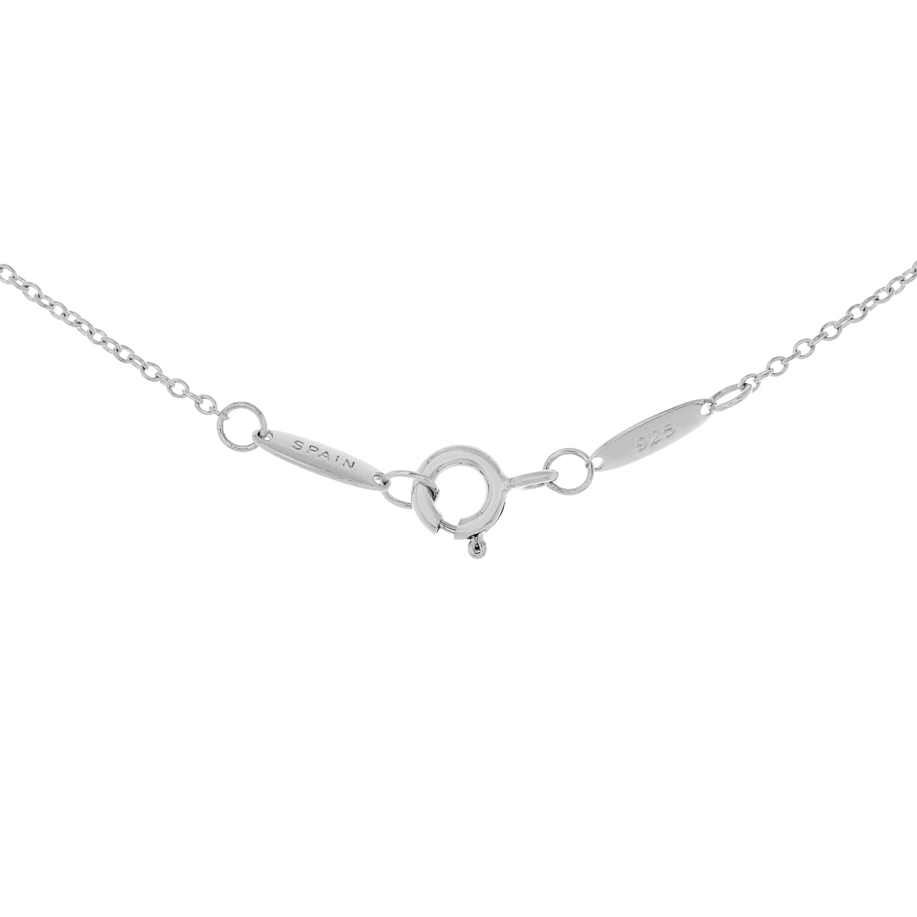 Exclusive Tiffany & Co. Sterling Silver Elsa Peretti Carved Heart Pendant Necklace — Top View