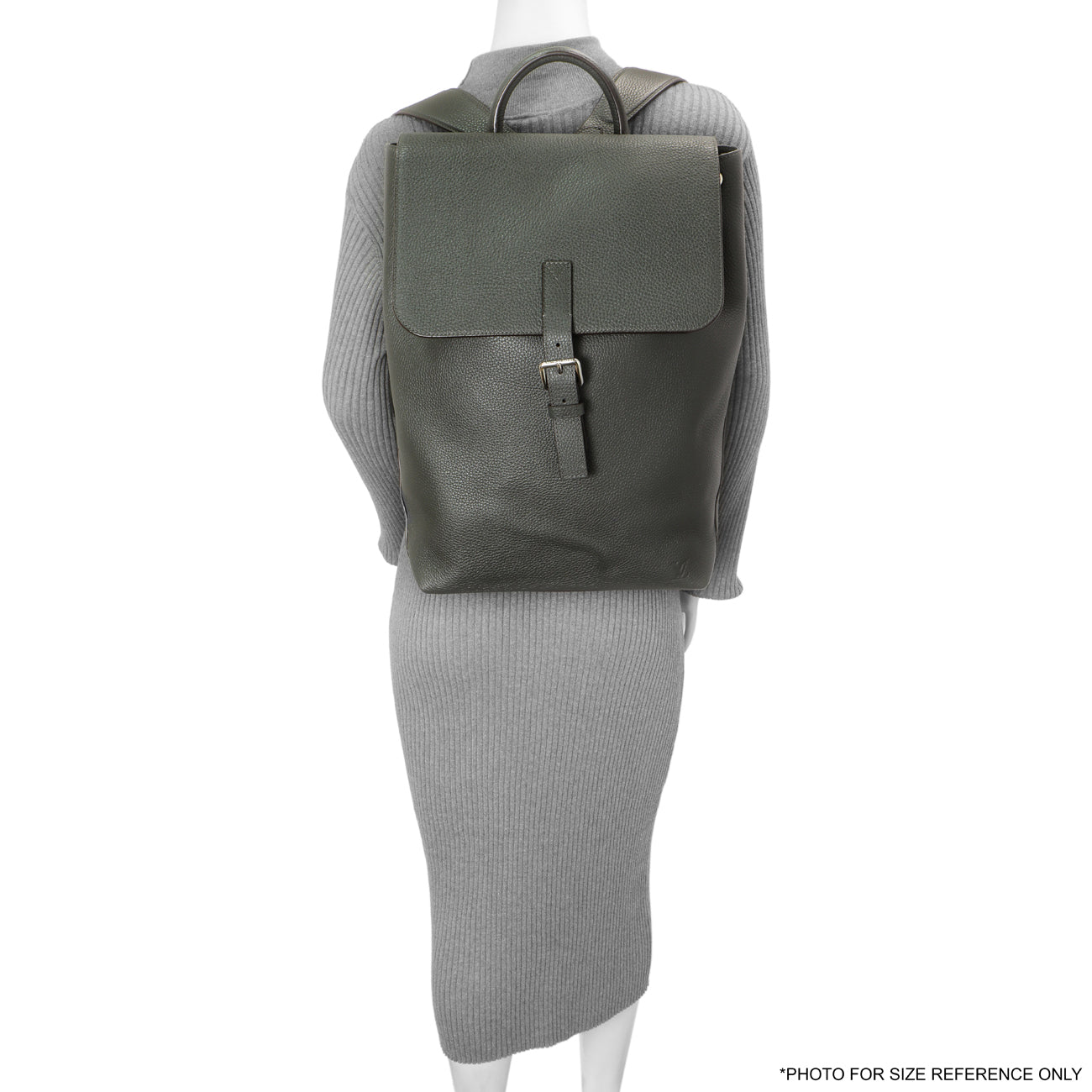 Exclusive Louis Vuitton Anthracite Taurillon Arsene Backpack — Alternate View 8
