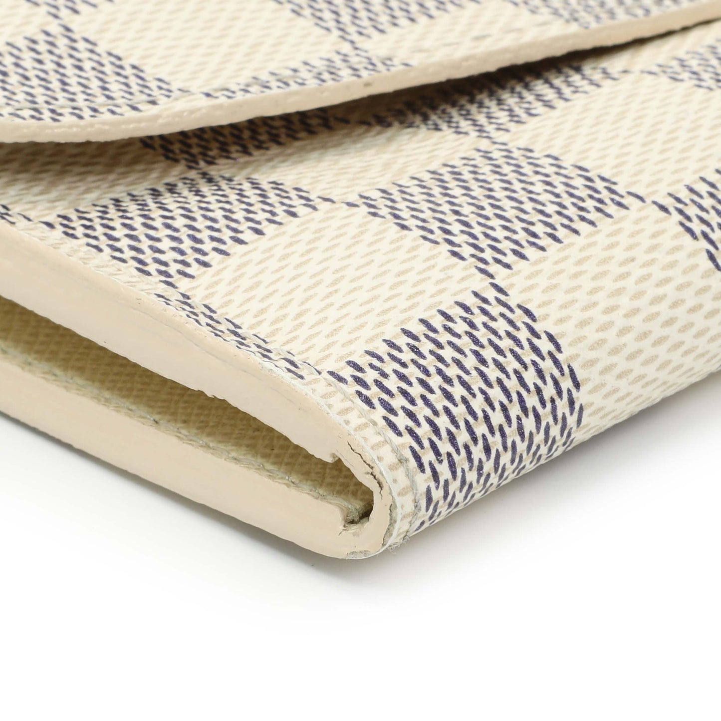Exclusive Louis Vuitton Damier Azur Emilie Wallet — Top View
